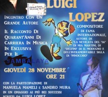 <!--:it-->LUIGI LOPEZ SI RACCONTA – JAMBALAYA JAZZ CLUB – MONSERRATO – GIOVEDI 28 NOVEMBRE 2013<!--:--><!--:en-->LUIGI LOPEZ TALKS ABOUT ITSELF – JAMBALAYA JAZZ CLUB – MONSERRATO – THURSDAY NOVEMBER 28 <!--:-->