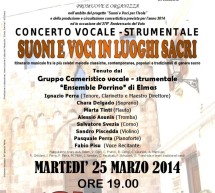 <!--:it-->SUONI E VOCI IN LUOGHI SACRI – IGLESIAS – MARTEDI 25 MARZO 2014<!--:--><!--:en-->SOUND AND VOICES IN SACRED PLACES – IGLESIAS – TUESDAY MARCH 25,2014<!--:-->