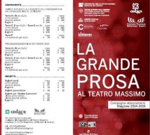 <!--:it-->LA GRANDE PROSA AL TEATRO MASSIMO – STAGIONE 2014-2015 – CAGLIARI – PROGRAMMA COMPLETO<!--:--><!--:en-->THE GREAT PROSE IN MASSIMO THEATRE – SEASON 2014-2015- CAGLIARI -FULL PROGRAM<!--:-->