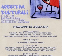 <!--:it-->APERITIVI CULTURALI – ASS ITZOKOR – CAGLIARI – GIOVEDI 3 LUGLIO 2014<!--:--><!--:en-->CULTURAL APERITIF – ASS. ITZOKOR – CAGLIARI – THURSDAY JULY 3,2014<!--:-->