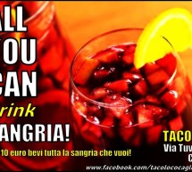 <!--:it-->ALL YOU CAN DRINK SANGRIA ! – TACO LOCO – CAGLIARI – PRENOTA SUBITO<!--:--><!--:en-->ALL YOU CAN DRINK SANGRIA ! – TACO LOCO – CAGLIARI – BOOK NOW<!--:-->