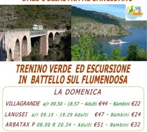 <!--:it-->TRENINO VERDE, DALL’OGLIASTRA AL SARCIDANO CON GITA IN BATTELLO NEL FLUMENDOSA<!--:--><!--:en-->GREEN TRAIN FROM OGLIASTRA TO SARCIDANO AND BOAT RIDE IN FLUMENDOSA<!--:-->