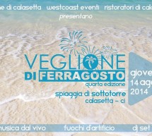 <!--:it-->VEGLIONE DI FERRAGOSTO 2014 – SPIAGGIA DI SOTTOTORRE – CALASETTA – GIOVEDI 14 AGOSTO 2014<!--:--><!--:en-->FERRAGOSTO 2014 – SOTTOTORRE BEACH – CALASETTA – THURSDAY AUGUST 14,2014<!--:-->