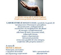 <!--:it-->LABORATORI DI MINDFULNESS – CAGLIARI – SABATO 11 OTTOBRE 2014<!--:--><!--:en-->MINDFULNESS LABORATORY – CAGLIARI – SATURDAY OCTOBER 11,2014<!--:-->