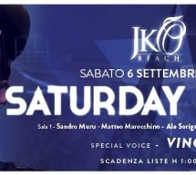 <!--:it-->SATURDAY NIGHT – JKO BEACH – CAGLIARI -SABATO 6 SETTEMBRE 2014<!--:--><!--:en-->SATURDAY NIGHT – JKO BEACH – CAGLIARI – SATURDAY SEPTEMBER 6,2014<!--:-->