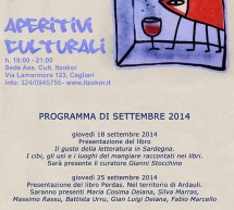 <!--:it-->APERITIVI CULTURALI – ASSOCIAZIONE ITZOKOR – CAGLIARI – GIOVEDI 25 SETTEMBRE 2014<!--:--><!--:en-->CULTURAL APERITIF – ASSOCIATION ITZOKOR – CAGLIARI – THURSDAY SEPTEMBER 25,2014<!--:-->