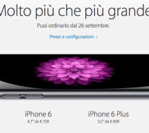 <!--:it-->iPHONE 6, IN ITALIA SI ORDINA DA VENERDI 26 SETTEMBRE 2014<!--:--><!--:en-->iPHONE 6, IN ITALY THE PRESALES FROM FRIDAY SEPTEMBER 26,2014<!--:-->