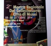 <!--:it-->2° MOSTRA REGIONALE DEL COLLEZIONISMO – MUSEI – 18-19 OTTOBRE 2014<!--:--><!--:en-->2nd REGIONAL COLLECTING EXHIBITION – MUSEI – OCTOBER 18 TO 19,2014<!--:-->