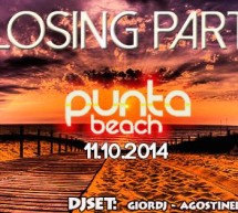 <!--:it-->CLOSING PARTY – PUNTA BEACH – GONNESA – SABATO 11 OTTOBRE 2014<!--:--><!--:en-->CLOSING PARTY – PUNTA BEACH – GONNESA – SATURDAY OCTOBER 11,2014<!--:-->