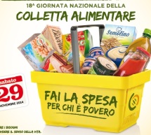 SABATO 29 NOVEMBRE 2014 TORNA LA COLLETTA ALIMENTARE