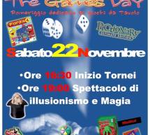 THE GAMES DAY – CORTESI GIOCATTOLI – CAGLIARI – SABATO 22 NOVEMBRE 2014