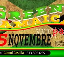 GREEN JAMAICA – ZERO CLUB – CAGLIARI – SABATO 15 NOVEMBRE 2014