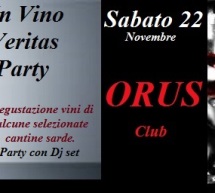 IN VINO VERITAS – ORUS CAFE’ – CAGLIARI – SABATO 22 NOVEMBRE 2014