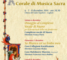 FESTIVAL INTERNAZIONALE CORALE DI MUSICA SACRA – CAGLIARI – 6-7-8 DICEMBRE 2014