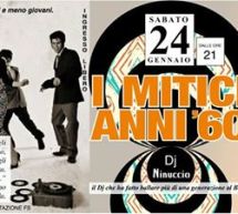 I MITICI ANNI 60 – BLUE NOTE – CAGLIARI – SABATO 24 GENNAIO 2015