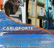 CARLOFORTE PARTECIPA ALLA SELEZIONE “IL BORGO DEI BORGHI” ALLA TRASMISSIONE DI RAI 3 KILIMANGIARO – DOMENICA 11 GENNAIO 2015