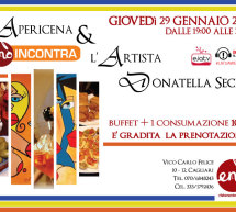 ENO’ INCONTRA L’ARTISTA DONATELLA SECHI E APERICENA – ENO’ – CAGLIARI – GIOVEDI 29 GENNAIO 2015