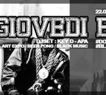 GIOVEDI BLACK – DONEGAL – CAGLIARI – GIOVEDI 22 GENNAIO 2015