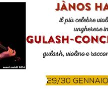 JANOS HASUR in GULASH CONCERTO – JAZZINO – CAGLIARI – 29-30 GENNAIO 2015