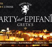 PARTY DELL’EPIFANIA – GRETA’S – CAGLIARI – LUNEDI 5 GENNAIO 2015