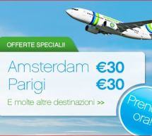 VOLA CON TRANSAVIA AD AMSTERDAM E PARIGI A PARTIRE DA 30 €