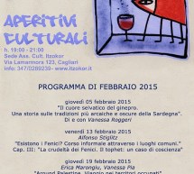 APERITIVI CULTURALI – ASSOCIAZIONE ITZOKOR – CAGLIARI – GIOVEDI 12 FEBBRAIO 2015