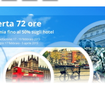 RISPARMIA FINO AL 50% SUGLI HOTEL CON VENERE.COM – SOLO PER 72 ORE – 17-18-19 FEBBRAIO 2015