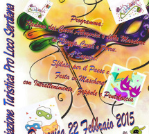 FESTA DI CARNEVALE – SERDIANA – DOMENICA 22 FEBBRAIO 2015