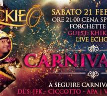 CARNIVAL 2015 – JACKIE O – CAGLIARI – SABATO 21 FEBBRAIO 2015