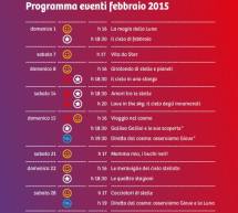 PROGRAMMA EVENTI DEL PLANETARIO DI CAGLIARI – FEBBRAIO 2015