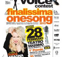 SARDINIA VOICE CONTEST – LA FINALISSIMA ONE SONG – TEATRO MASSIMO – CAGLIARI – SABATO 28 FEBBRAIO 2015