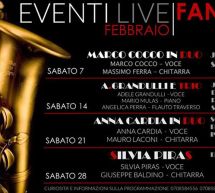 CALENDARIO DEGLI EVENTI LIVE -FANGO JAZZ CLUB – FEBBRAIO 2015