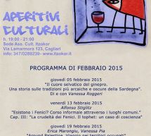 APERITIVI CULTURALI – ASSOCIAZIONE ITZOKOR – CAGLIARI – GIOVEDI 19 FEBBRAIO 2015