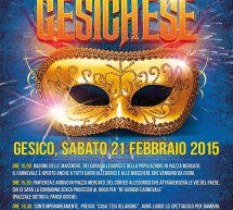 CARNEVALE GESICHESE – GESICO – SABATO 21 FEBBRAIO 2015