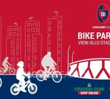 IN BICI ALLO STADIO SANT’ELIA – CAGLIARI – DOMENICA 8 FEBBRAIO 2015