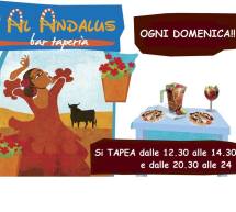 APERITAPA – AL ANDALUS – CAGLIARI – DOMENICA 22 FEBBRAIO 2015