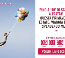 FINO A 10 €  DI SCONTO A TRATTA CON VOLOTEA