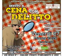 INVITO A CENA CON DELITTO -RISTORANTE AL POETTO – CAGLIARI – VENERDI 27 MARZO 2015