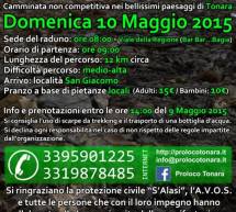 CAMMINOS DE MONTE – TONARA – DOMENICA 10 MAGGIO 2015