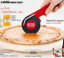 4 MORI MUSIC PARTY & SOUL KITCHEN LIVE – ASSO CAFE’ RESTAURANT – CAGLIARI – VENERDI 6 MARZO 2015