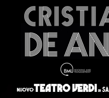 CRISTIANO DE ANDRE’ IN CONCERTO – NUOVO TEATRO VERDI – SASSARI – SABATO 21 MARZO 2015