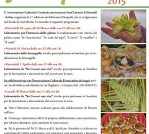 LABORATORI PASQUALI 2015- ARBUS – 25 MARZO- 1 APRILE 2015