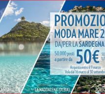 50.000 POSTI PER LA SARDEGNA A PARTIRE DA 50€ CON MERIDIANA