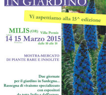 PRIMAVERA IN GIARDINO 2015 – MILIS – 14-15 MARZO 2015