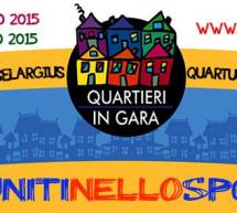 QUARTIERI IN GARA – PARCO MOLENTARGIUS – DOMENICA 7 GIUGNO 2015