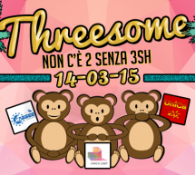 THREESOME PARTY – RITUAL CAFE’ – CAGLIARI – SABATO 14 MARZO 2015