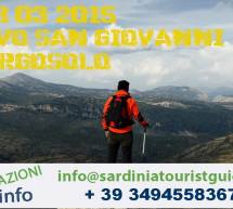 TREKKING A MONTENOVO SAN GIOVANNI – ORGOSOLO – DOMENICA 8 MARZO 2015