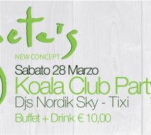 KOALA CLUB PARTY – GRETA’S – CAGLIARI – SABATO 28 MARZO 2015