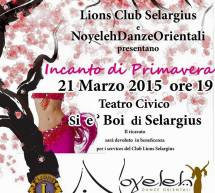 INCANTO DI PRIMAVERA – TEATRO CIVICO SI ‘E BOI – CAGLIARI – SABATO 21 MARZO 2015