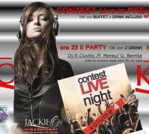 CONTEST LIVE NIGHT VOL.4 – JACKIE O – CAGLIARI – VENERDI 24 APRILE 2015